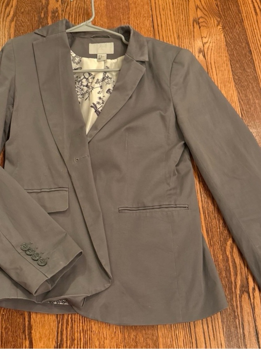 H&M Gray Tailored Women's Blazer